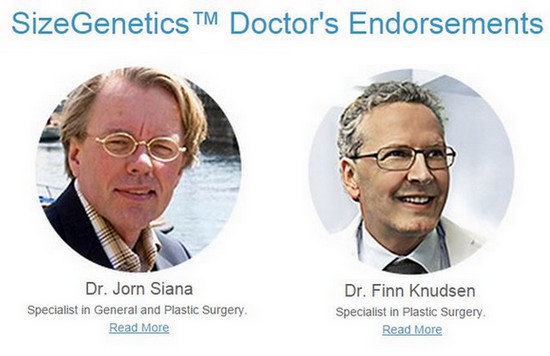 sizegenetics doctor endorsements